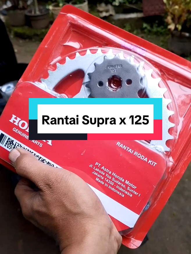 Gear Set Supra X 125 #rantai #rantaimotor #suprax125  #partmotor #otomotif 