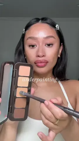 first time trying the @Mary Phillips underpainting technique 🤎 this palette blends like a dreammm @m.ph by Mary Phillips  #underpainting #BeautyTok #makeuptutorial 