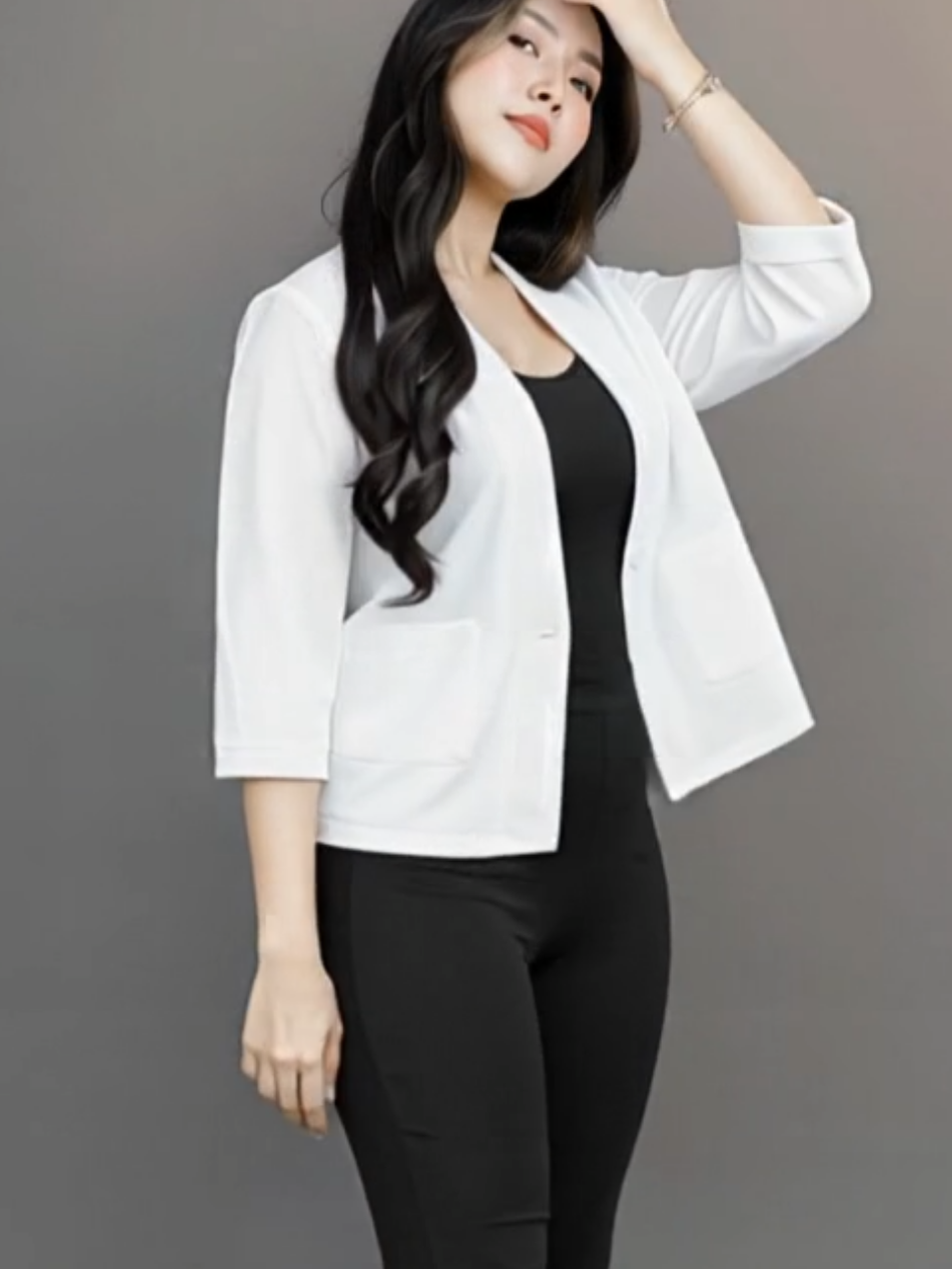 Nyesel banget baru tau ada atasan outer sebagus ini. #outer #cardigan #blazer #rekomendasi #fyp 