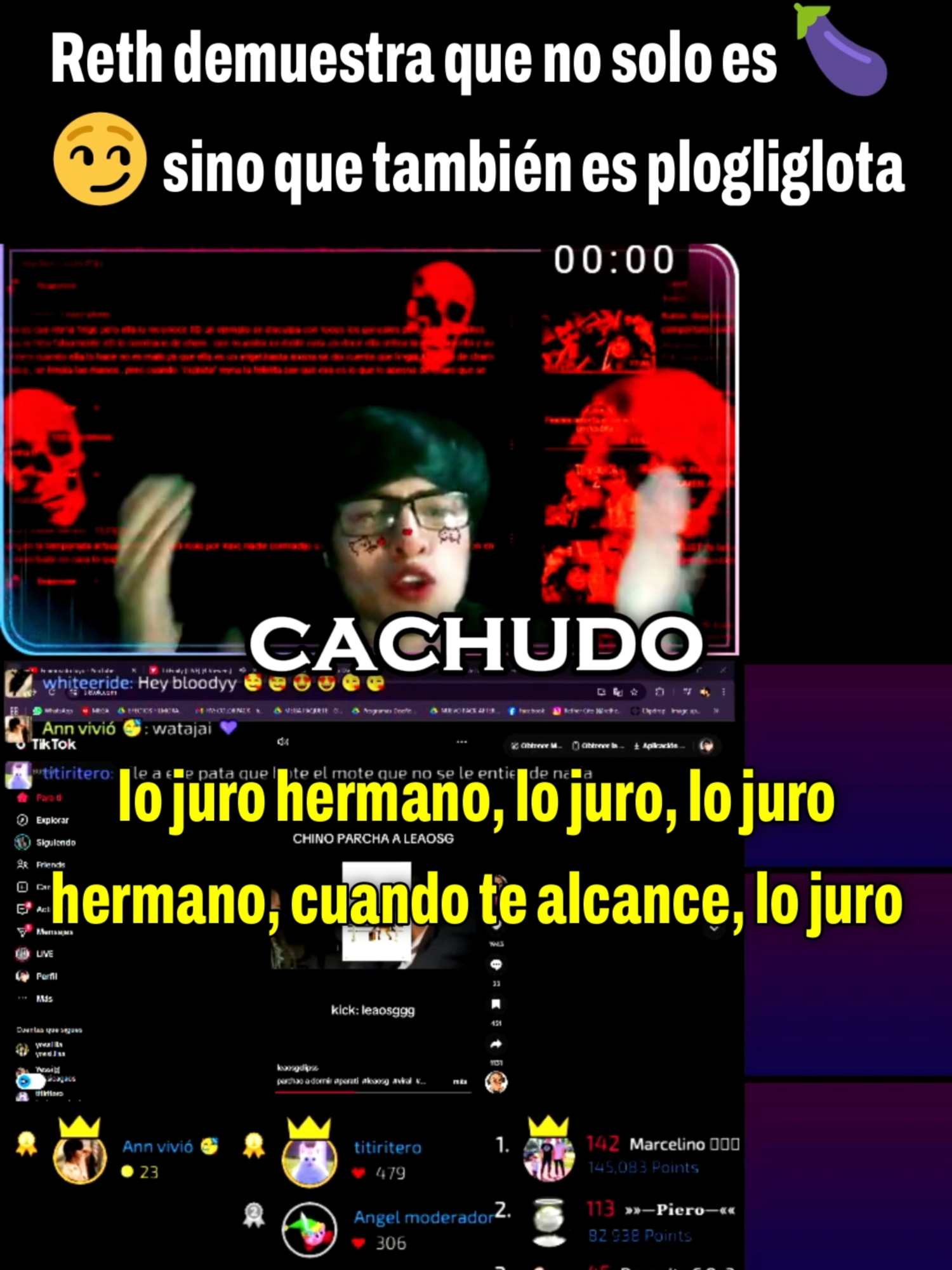 Reth es pilingüe #reth #xD #debate #bilingue #poliglota #humor