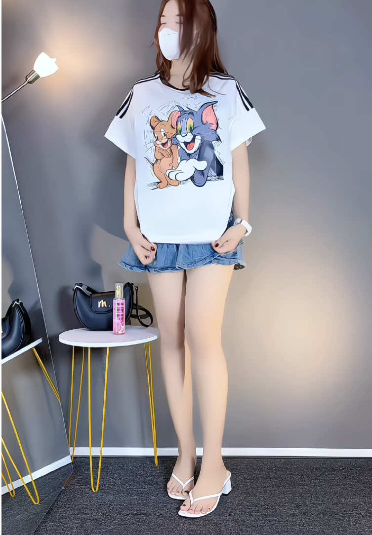 Cakep nih best motif meong and mouse lucu bikin gemesh😍🥰#kaos #tomandjerry #rekomendasi #cinta #fyppppppppppppppppppppppp 