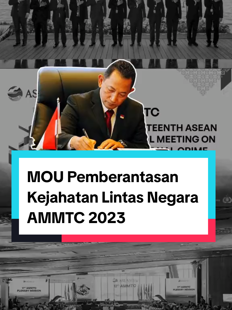 Penandatanganan MOU dalam forum AMMTC 2023 menjadi langkah bersama memberantas kejahatan lintas negara.#fyp #kapolri #kapolrilistyosigitprabowo #viral 