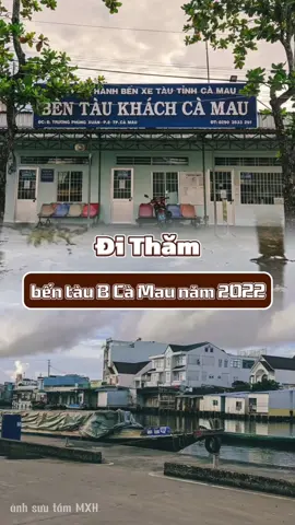 Bến Tàu B cà mau. nơi từng nhộn nhịp bật nhất cà mau ngày ấy giờ im ắng quá.  bạn có còn nhớ lần đi tàu gần nhất với ai không?#xh #8x9x #càmau #quehuongtoi #ongtra1995 