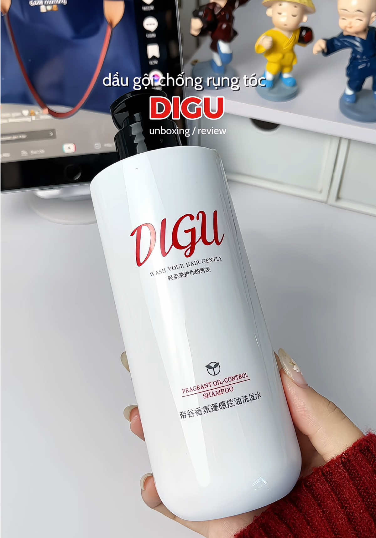 Dầu gội DIGU chống rụng tóc, hỗ trợ kiểm soát gàu #daugoi #daugoichongrungtoc #digu #unboxing #hoangyendaily 