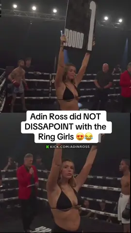 Adin Ross DOES NOT miss with the Ring Girls 😍😂 #adinross #rampagejackson #UFC #brandrisk #fyp 