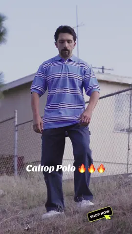 Classic Cali vibes 🌴 The original Caltop Striped Polo 🔥 Heavyweight, clean stripes, and perfect for any fit. Cop yours before they sell out! 🚀 #Caltop #StripedPolo #FallDeals #Streetwear # #TikTokShopFinds  