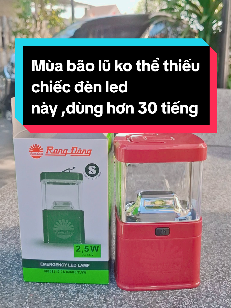 #denled #dendungpin #denrangdong #Đèn sạc LED khẩn cấp Rạng Đông 2,5W – model D CS 036DC/2,5W. Sản phẩm có thiết kế nhỏ gọn, ánh sáng dịu mắt, tiết kiệm điện và dễ dàng mang theo khi mất điện hoặc đi dã ngoại. Đây là lựa chọn tiện lợi và an toàn cho mọi gia đình.