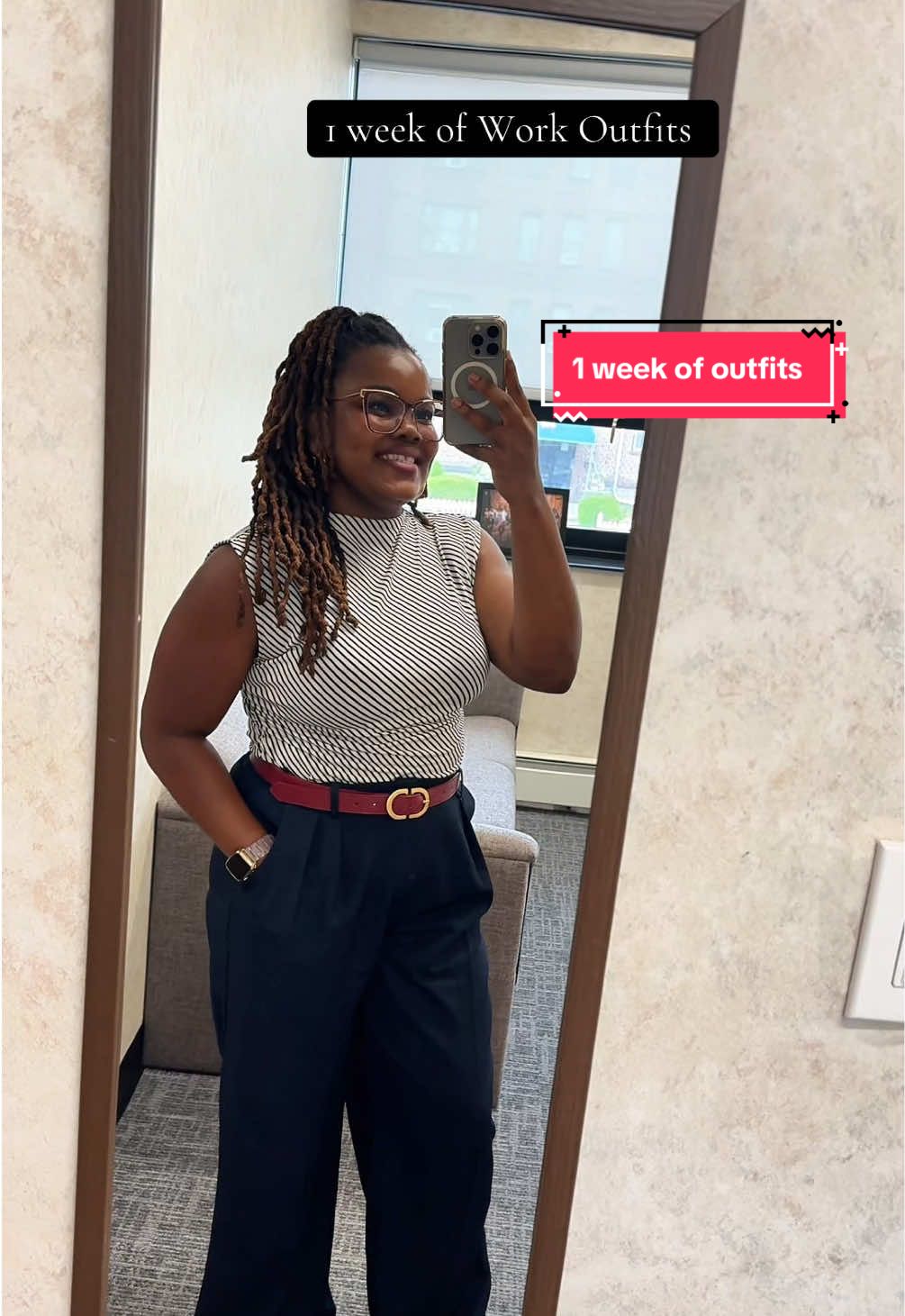 Made it through another week of WERK 🥰  #whatiworethisweek #outfitinspo #workootd #midsizestyle 
