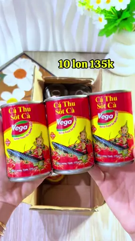 Combo 10 lon cá thu kim sốt cà 135k miễn ship hôm nay #emchintaphoa #xuhuong #xh #cahop 