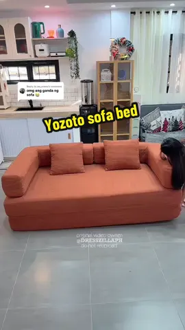 Replying to @ms_annee Grabe kikiligin ka nalang talaga sa sofabed na to😍  #sofabed #sofa #bed #yozotosofabed #yozoto @YOZOTO  