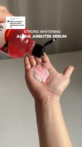 Replying to @Verzosa 🤍 Thank you mi sa good reviews!✨ ang ganda naman kasi sa skin ng alpha arbutin serum pampaputi ng balat #alphaarbutin #arbutin #whitening #whiteningserum #whiteninglotion 