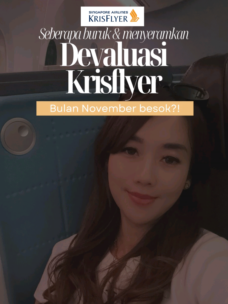 STOP PANIK! KRISFLYER DEVALUASI BUKAN AKHIR DUNIA! 😅 Siapa yang udah siap-siap panic redeeming karena devaluasi KrisFlyer Singapore Airlines bulan November ini? 🙋‍♀️ Ingat, Nukar Miles itu nggak cuma KrisFlyer doang! Masih banyak opsi lain yang bikin kamu: ✅ Hemat miles ✅ Tax lebih murah ✅ Bebas Waiting List Aku spill contohnya di video! Mau tahu opsi partner airline yang miles-nya gampang banget dikumpulin di Indonesia? info detailnya kalian bisa langsung ke igoyku aja ya