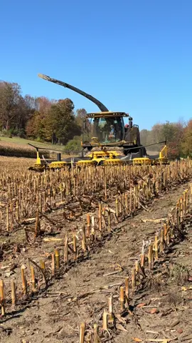 Kinda neat I guess🤷‍♂️ #newholland #corn #fall #vermont #fyp 