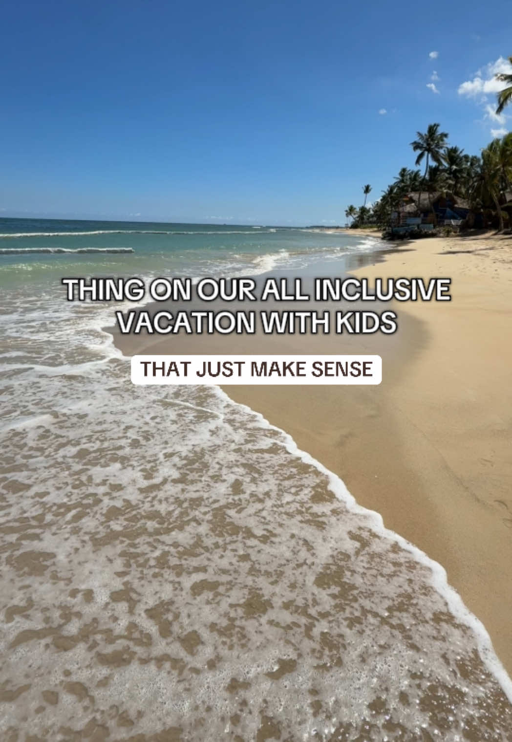 Heavy on the last one 🤌🏼 #travelwithkids #kidfriendlyresort #allinclusive #dominicanrepublic #puntacana 
