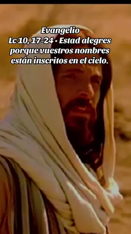 Evangelio Lc 10, 17-24 • Estad alegres porque vuestros nombres están inscritos en el cielo.#evangelio #evangeliodehoy #cristianos #fpy #fppppppppppppppppppp 