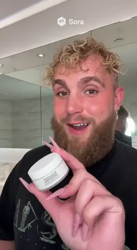 Jake showing us his new skin routine @Jake Paul #jakepaul #sora #sora2 #fyp #foryou 