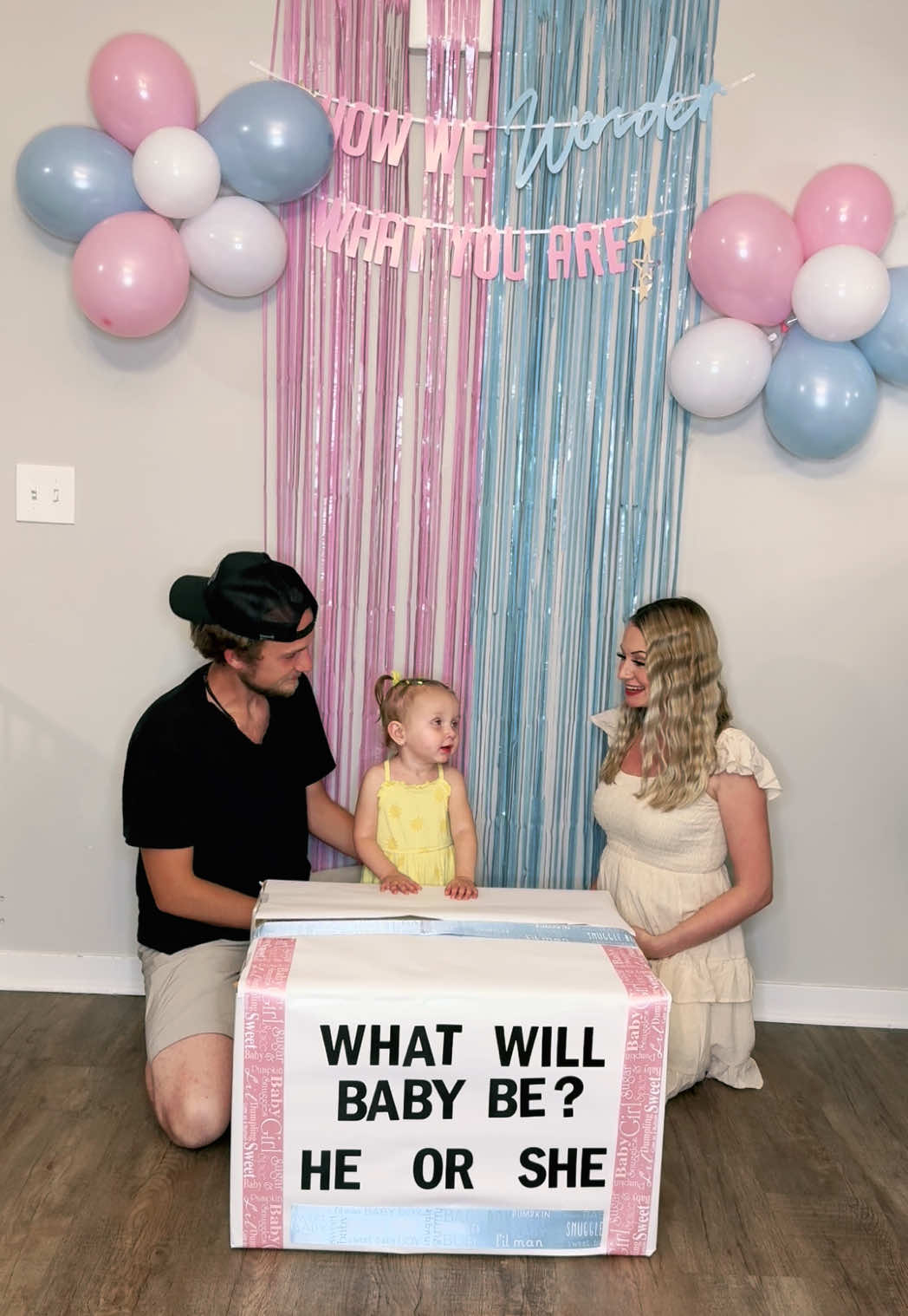 Baby #2 is a … 🩷🩵🩷🩵 #fyp #genderreveal #babyboy #babygirl 