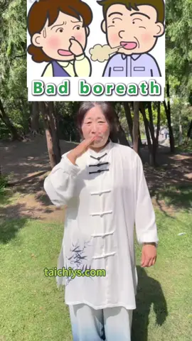 Bed breath is really embarrassing #halitosis #oralcavity #germ #bacteria #taichi #elderlycourses #elderly #woman #lesson #course 