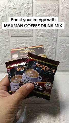 Boost your energy with MAXMAN COFFEE DRINK MIX☕✨ #maxmancoffee #coffee #healthycoffee #coffeelover 