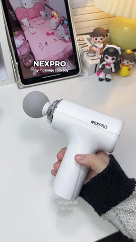 Máy massage cầm tay dùng siêu thích #yangnehihi #maymatxacamtay #nexpro #maymatxa #ilovetiktok 