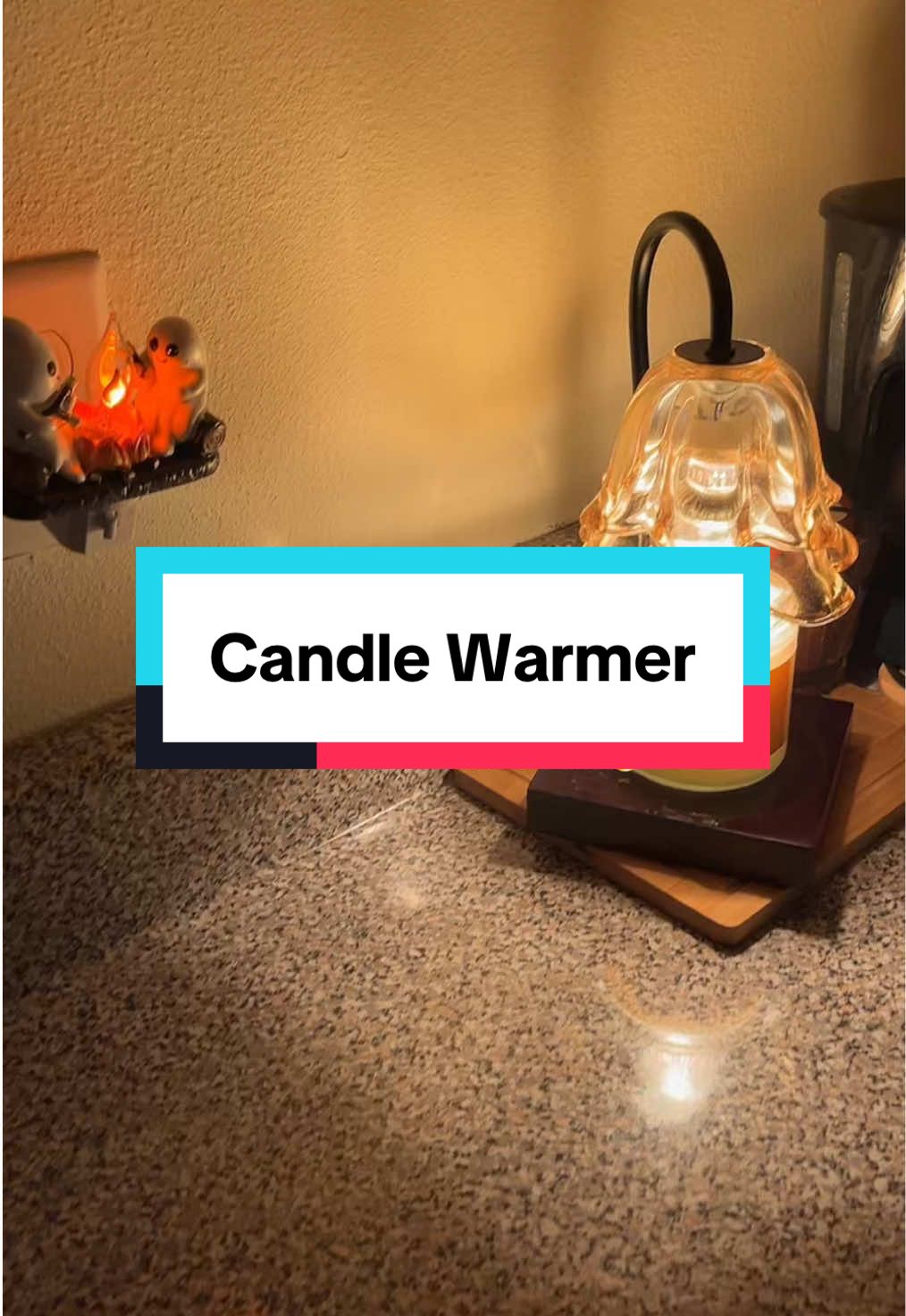 Not only is this candle warmer a cozy lamp it also allows you to safely enjoy your candles. ##CandleWarmer