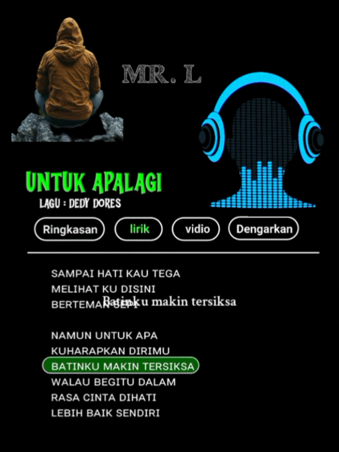 Untuk Apalagi versi Rock sangat keren#trending #rock #liriklagu #cover #fyppppppppppppppppppppppp 