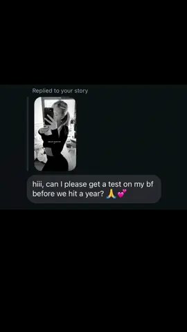 this one was saddd 😔 i can test yours too, info on profile! #bfloyaltytest #boyfriendloyaltytest #loyalty #boyfriendtest #loyaltytest 
