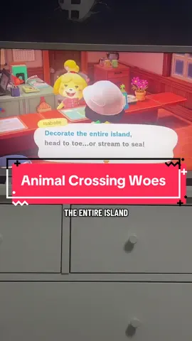 because why are you trying to tell me how I need to decorate MY ISLAND?! ITS MINE?! I PAY FOR EVERYTHING?!!!!! I DONT HAVE THE NOOKMILES FOR THIS NONSENSE ISABELLE. IM TIRED. #animalcrossing #acnh 