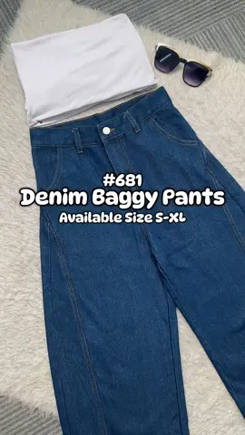 Denim Baggy Pants #hellomoderne #TikTokShopFashion #baggy #denimpants #baggypants 