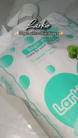 I-try nyo na ang Larkio diaper mga mommy🎉 #fyp #babydiaper #larkio #fastabsorption #affordable 