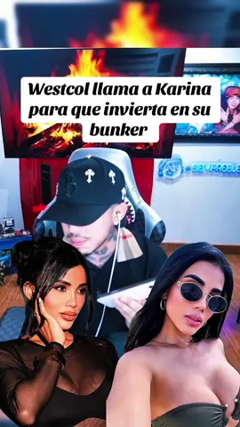 Westcol llama a Karina para que invierta en su búnker #westcol #karinagarciaoficiall #westcolclips #westcoltiktoker #karifulla 
