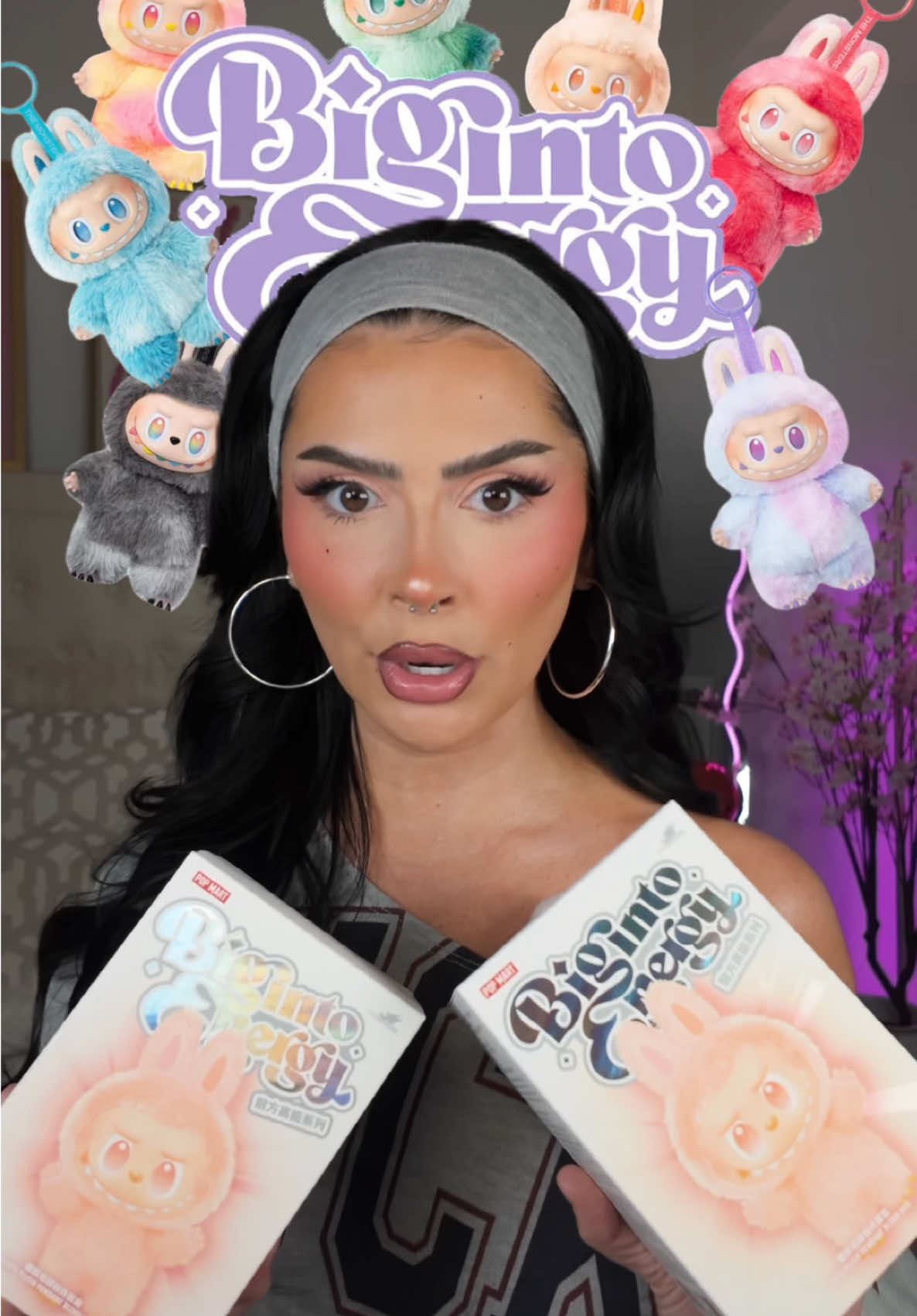 Popmart BIG INTO ENERGY unboxing 💕🩵⚡️@POP MART US SHOP @POP MART US LOCAL #popmart #PopMartNewArrivals #popintofluffyland #labubu #unboxing 