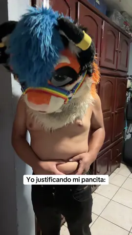Me gusta mi pancita y todo, quería usar el audio :3. Y aquí está  #fursuiter #furhead #tigerfurhead