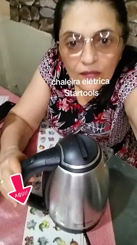 Chaleira elétrica Startools.  Muito boa  e muita economia de energia e tempo. você pode adquirir clicando no link abaixo.  #promoçãosónotiktokshop #chaleiraeletricastartools 