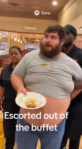 All you can eat does not really mean all you can eat. #allyoucaneat #kickedout #buffet #food #ai 