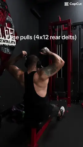 Shoulder routine #fyp #foryoupage #gymrat #mentalhealthmatters 