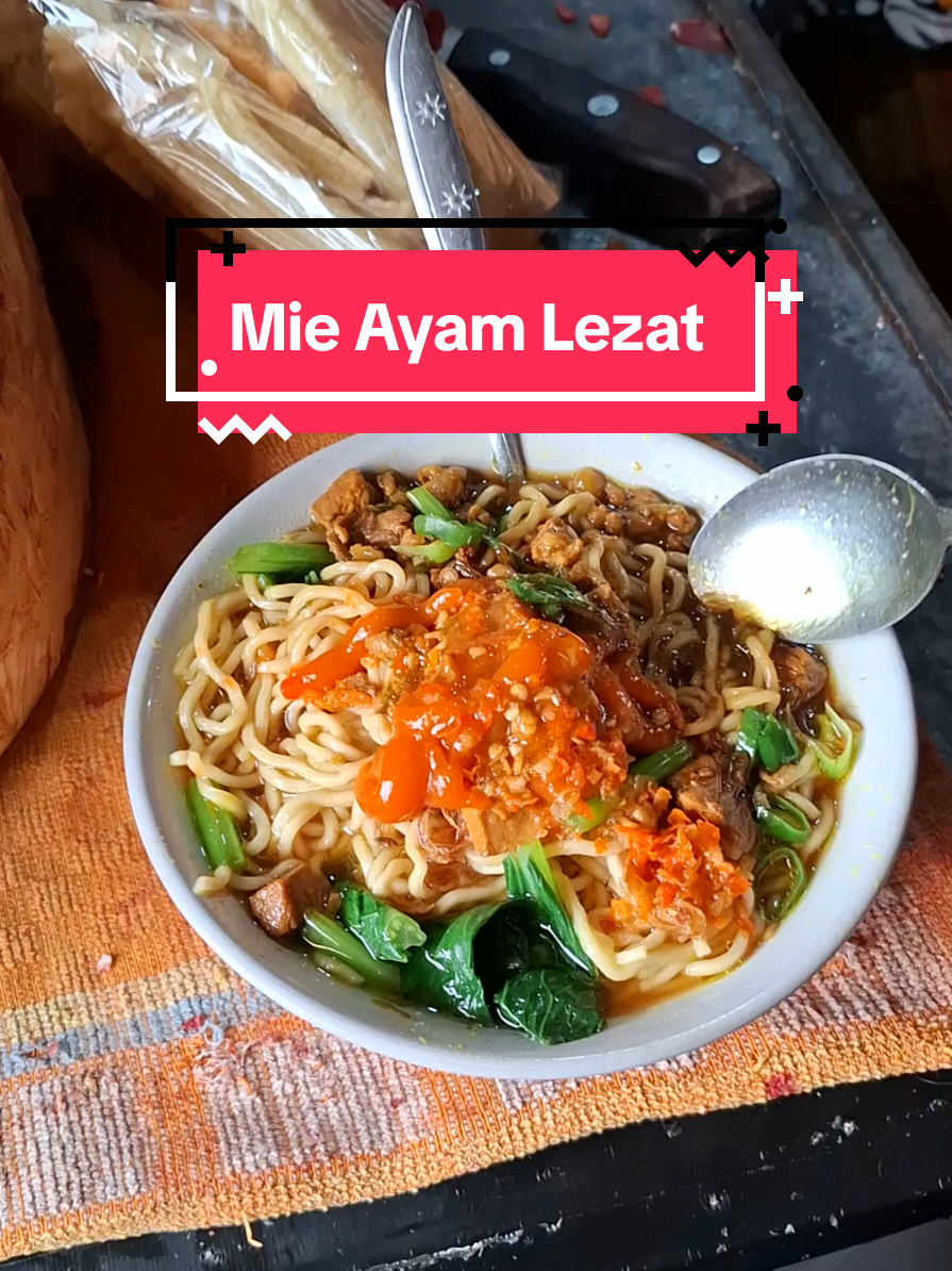 Mie Ayam makanan lezat dan bergizi 😂 #mieayam #mieayamwonogiri 