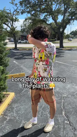 These plants aren’t gonna water themselve 😤😤