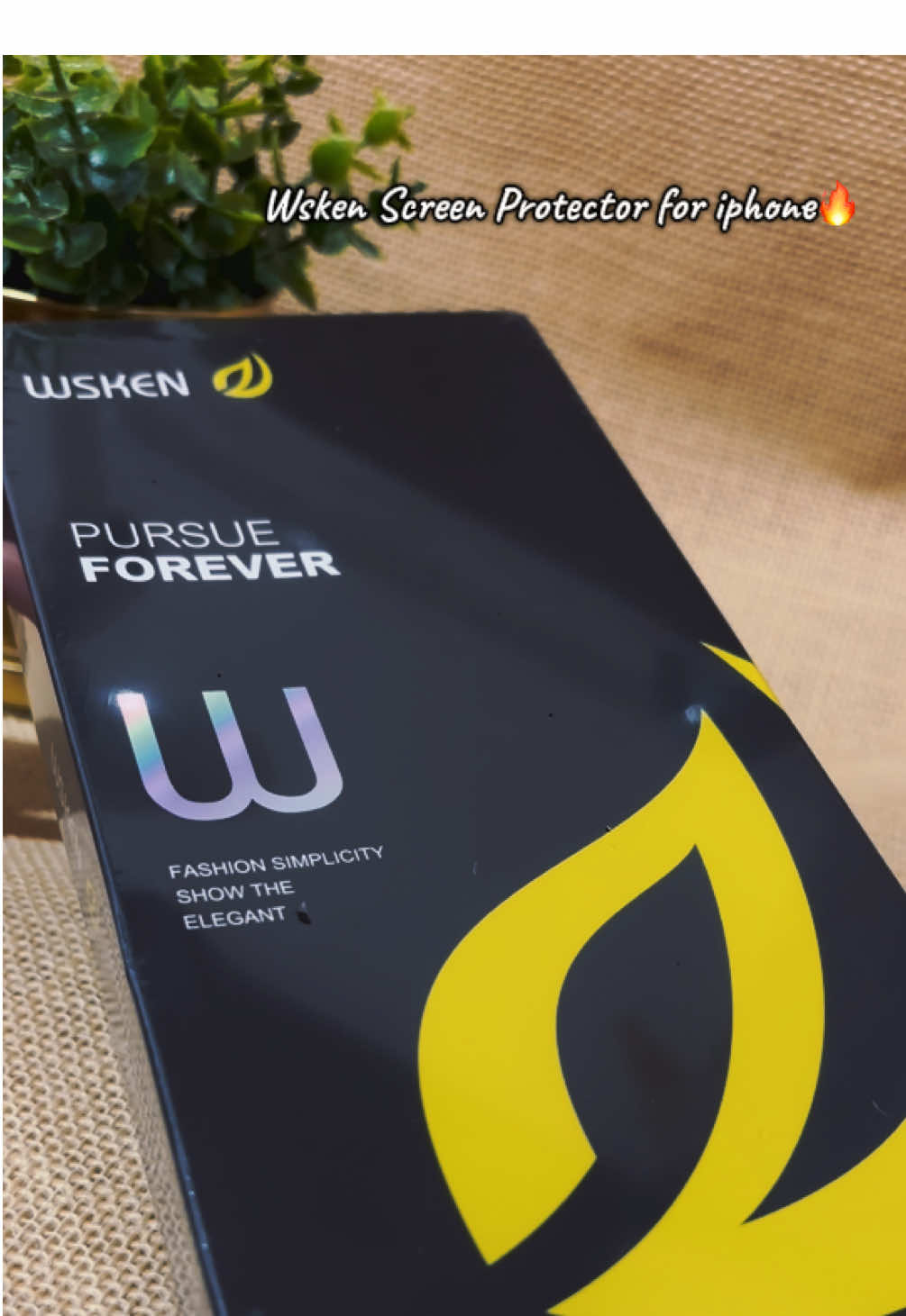 Protecting my iPhone 15 in style ✨ Wsken screen protector = clarity + durability 💎📦 #wsken #unboxing #tiktokmademebuyit #phoneaccessories #techtok 