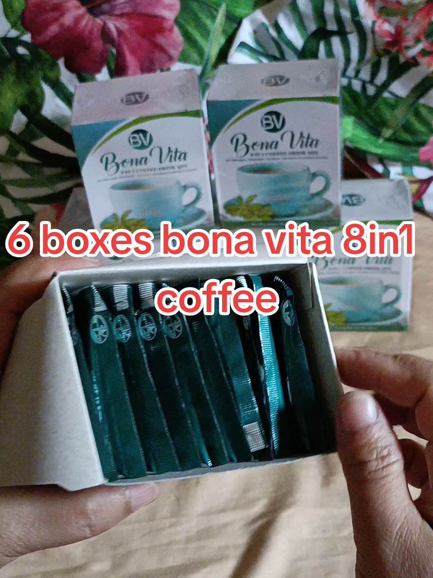 10 sachet every box at sulit bundle 6 boxes Bona Vita 8in1 coffee check it out. #bonavita #bonavita8in1coffee #herbalcoffee #coffee #fyp 