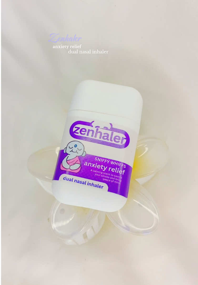 ~ so relaxing zenhaler💜 #zenhaler #zenhaleranxietyrelief #zenhalerdualnasalinhaler #inhaler #dualnasalinhaler 