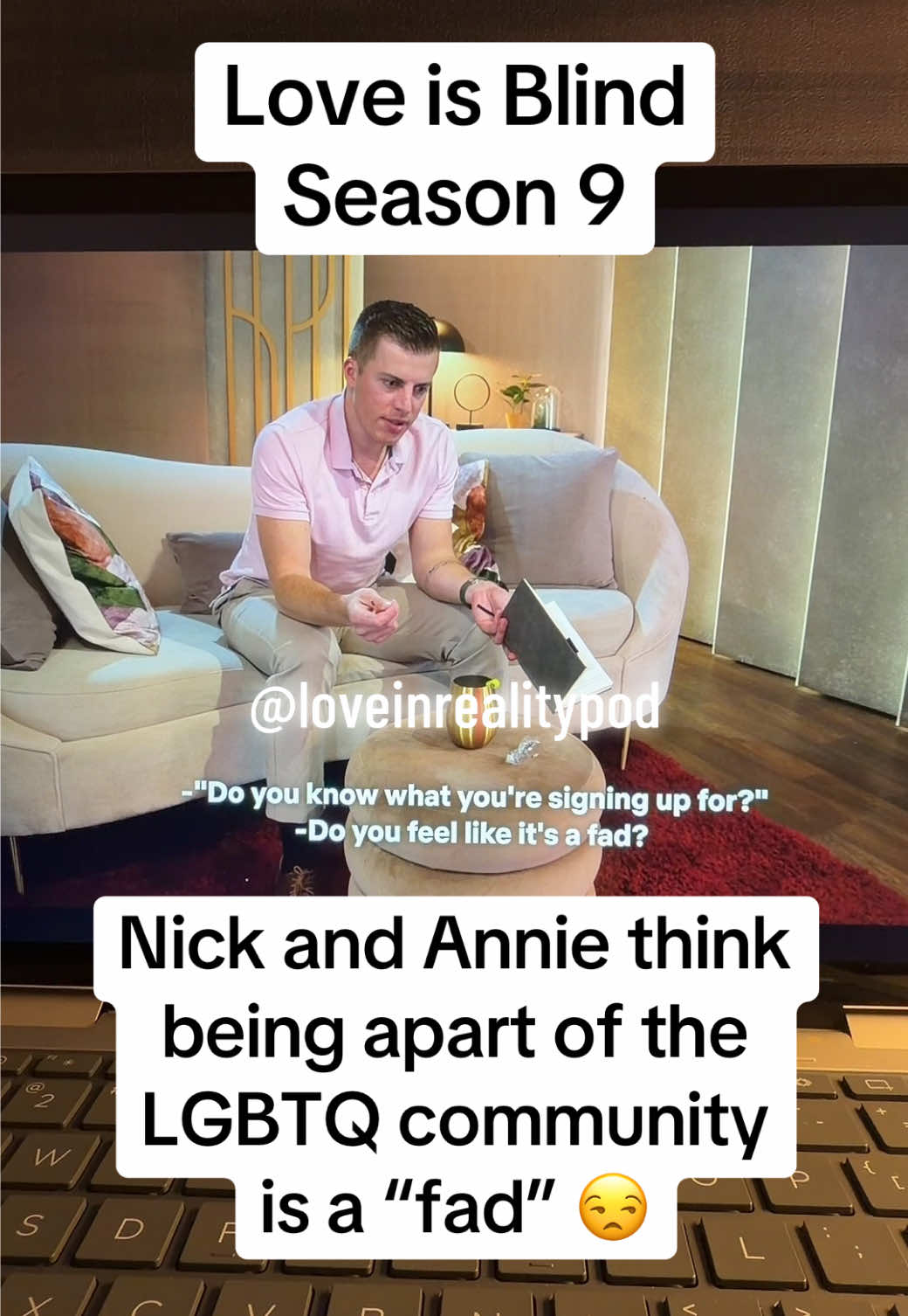 Ummm 🧐  #loveisblind #loveisblindnetflix #loveisblindseason9 #lgbt #fyp 