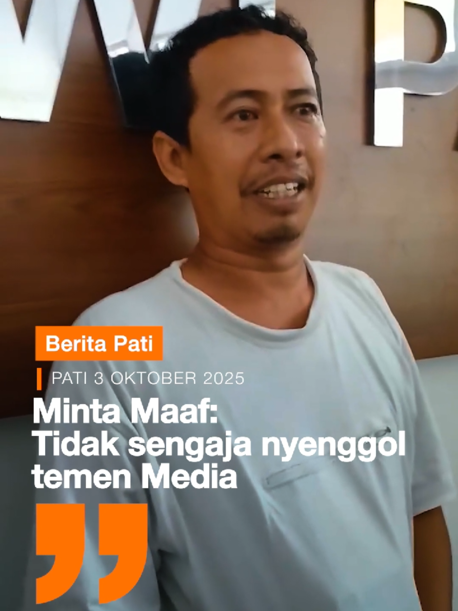 Yang viral diberitakan banting hp wartawan minta maaf #demopati #sudewo #pati #fyp 