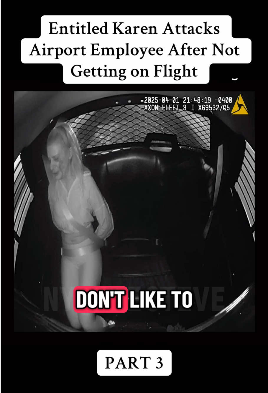 PART 3 - Entitled Karen Attacks Airport Employee After Not Getting on Flight #crime #cops #bodycam #bodycamcops 