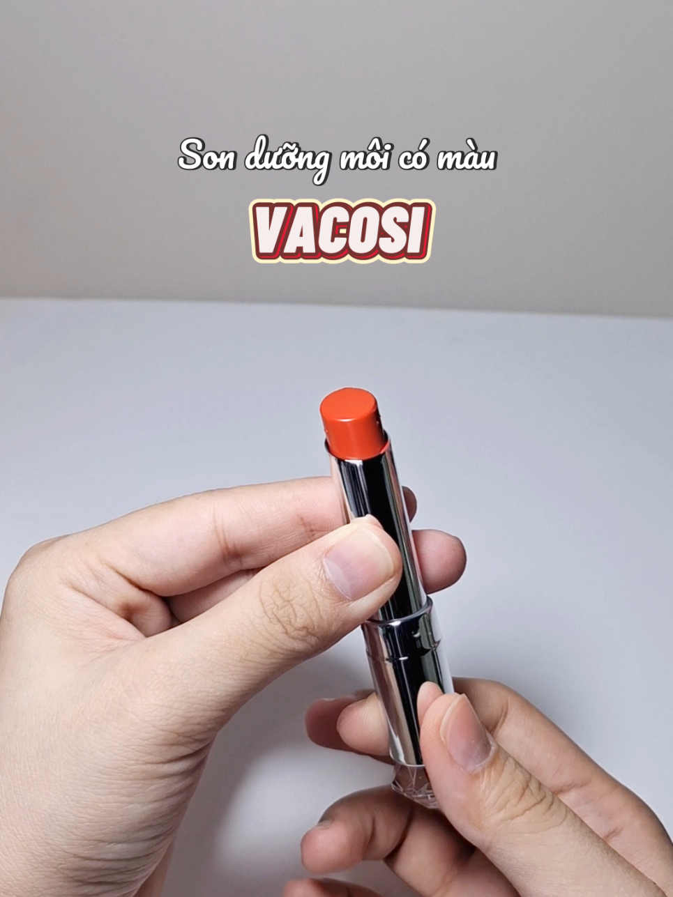 Son dưỡng môi có màu VACOSI. Lên màu xinh lắm các nàng ơii #sonduongcomau #vacosi #vacosilipbalm #lamdep #capcap🌷🌷 