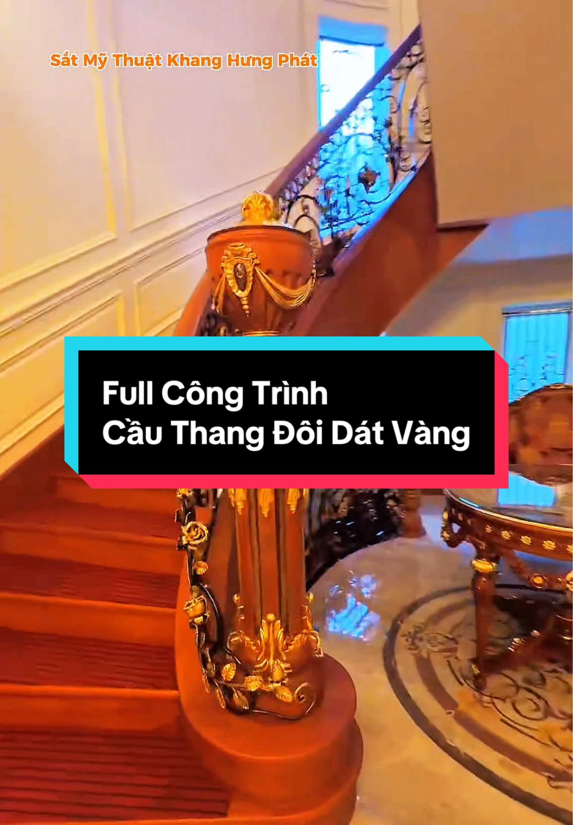 (Full) Công trình “Cầu Thang Sắt Đôi Mỹ Thuật”#CapCut #satnghethuatkhp #satmythuatkhp #cauthangsatdoi #datvangnghethuat 