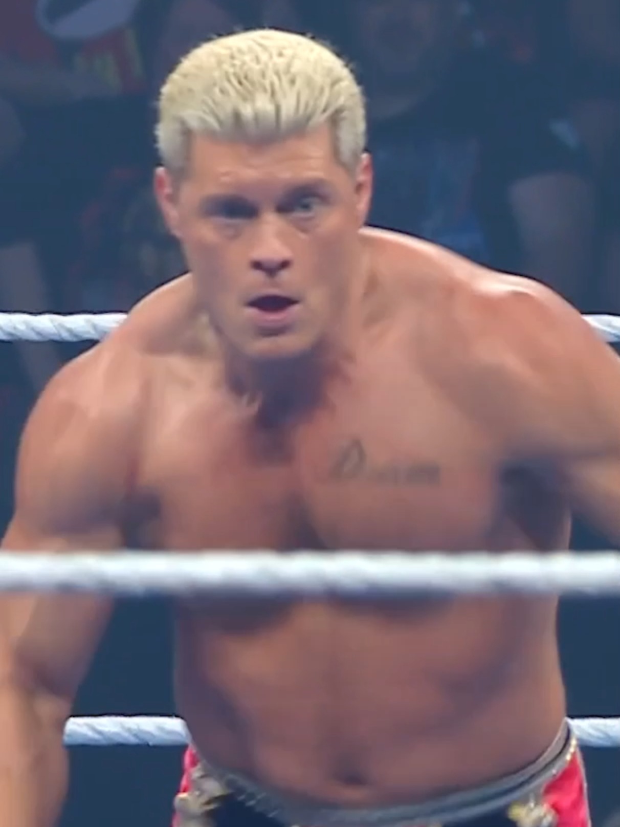 cody was going crazyyy 😮‍💨 #WWE #CodyRhodes #RandyOrton #BronBreakker #BronsonReed