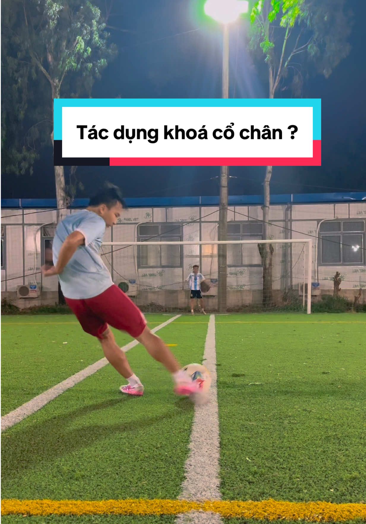 Tác dụng của khoá cổ chân (Nghiêm túc ae nhé) #ducanh07sports #sportsontiktok #giaybongda #vapor16elite 