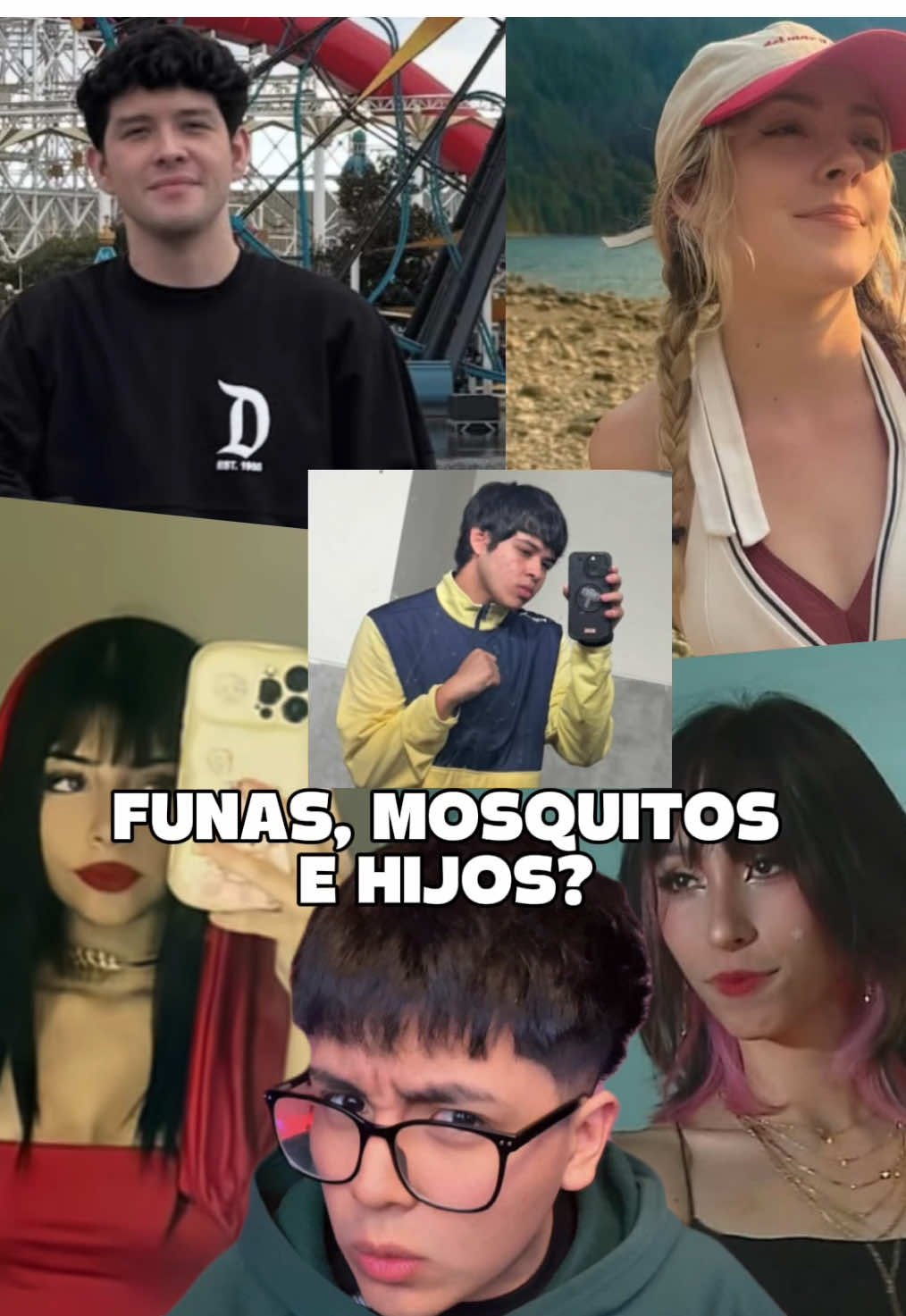 FUNAS, MOSQUITOS Y HIJOS? 😨 #sylvee #sacha #emet #soypan #kickperu 
