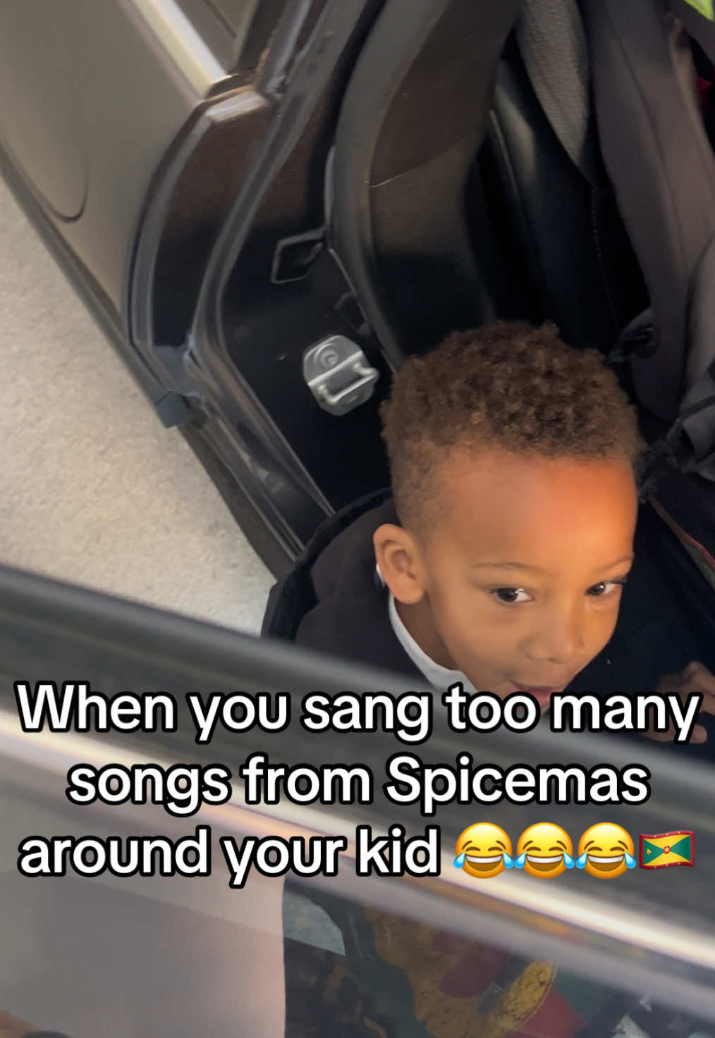 #JabJab in training over here in the U-S-A 🤣🇺🇸 My 4-year-old LOVES Muddy’s “Payroll” and V’aughn’s “Jab Decisions”- it’s all he wants to hear on the way to school in the morning! (“Mommy play Grenada music!) #Spicemas is the gift that keeps on giving 😁🇬🇩🇬🇩🇬🇩❤️
